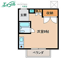 コーポKONISHI 2階/-