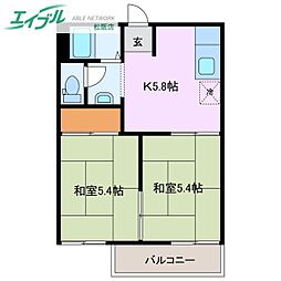 タウニィアサヒ B 2階