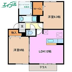物件の間取り