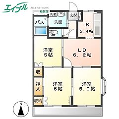物件の間取り