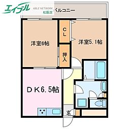 中央マンション松阪 2階