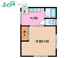 中部台パティオ 2階/-