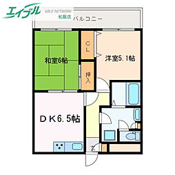 中央マンション松阪 4階/-