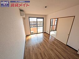 JR紀勢本線 高茶屋駅 徒歩25分の賃貸アパート 2階2DKのリビング/ダイニング