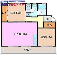 物件の間取り