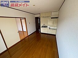 近鉄大阪線 大三駅 徒歩15分の賃貸アパート 2階2DKのリビング/ダイニング