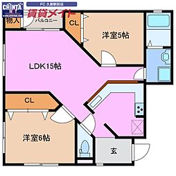 近鉄名古屋線 津新町駅 徒歩13分