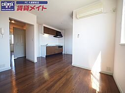 JR紀勢本線 高茶屋駅 4.6kmの賃貸アパート 1階2LDKのリビング/ダイニング