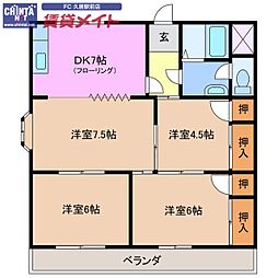 近鉄名古屋線 津新町駅 徒歩17分 1階/-