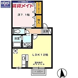 近鉄名古屋線 久居駅 徒歩34分