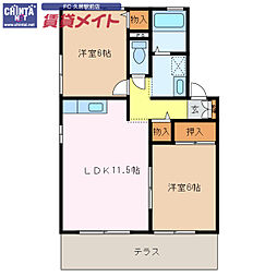 近鉄名古屋線 伊勢中川駅 徒歩7分 1階/-