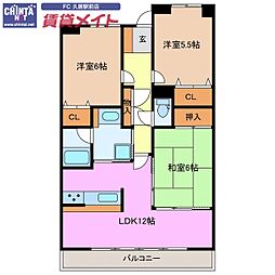 近鉄名古屋線 南が丘駅 徒歩4分 2階/-