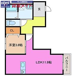 近鉄名古屋線 久居駅 徒歩17分 1階/-