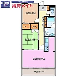 近鉄名古屋線 久居駅 徒歩10分 2階/-