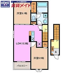 近鉄名古屋線 津駅 徒歩14分 2階/-