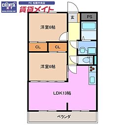 近鉄山田線 松阪駅 徒歩23分