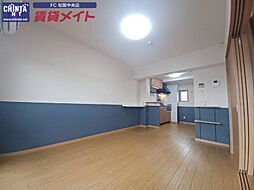 JR参宮線 宮川駅 徒歩25分の賃貸マンション 3階1LDKのリビング/ダイニング