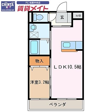 アンジュー_間取り_0