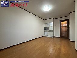 JR紀勢本線 徳和駅 徒歩12分の賃貸アパート 2階ワンルームのリビング/ダイニング