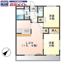 近鉄山田線 東松阪駅 徒歩30分 1階/-
