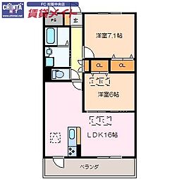 近鉄山田線 松ヶ崎駅 徒歩14分