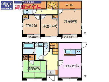 間取り：224007647583