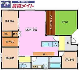 近鉄山田線 松阪駅 徒歩22分