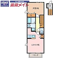 近鉄山田線 松阪駅 バス7分 愛知機械前下車 徒歩2分 2階/-