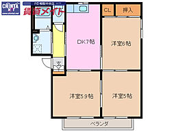 近鉄山田線 伊勢中川駅 徒歩8分 1階/-