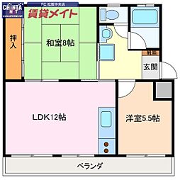 近鉄山田線 松阪駅 徒歩14分 1階/-