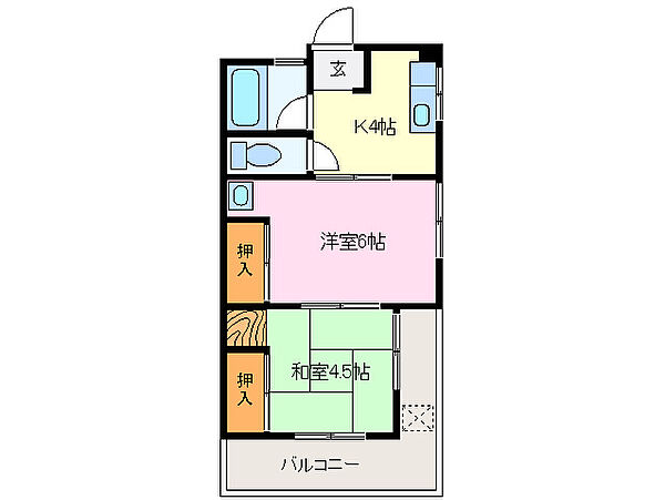 三重県志摩市志摩町和具(賃貸マンション2K・3階・36.00㎡)の写真 その2