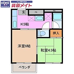 近鉄山田線 宮町駅 徒歩5分 2階/-