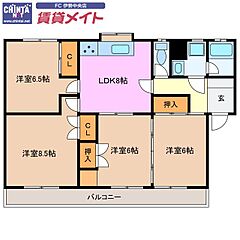 物件の間取り