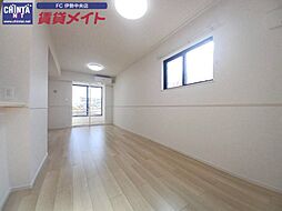 近鉄山田線 明野駅 徒歩8分の賃貸アパート 1階1LDKのリビング/ダイニング