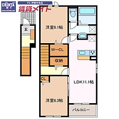 物件の間取り