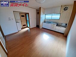 近鉄鳥羽線 宇治山田駅 徒歩7分の賃貸アパート 1階2DKのリビング/ダイニング