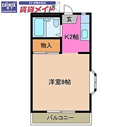 JR参宮線 五十鈴ケ丘駅 徒歩34分 2階/-