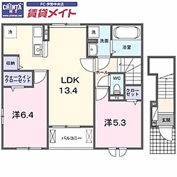 近鉄山田線 小俣駅 徒歩7分 2階/-