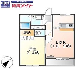 近鉄山田線 明星駅 バス19分 バス山大淀下車 徒歩8分 2階/-