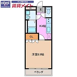 近鉄山田線 斎宮駅 徒歩32分 1階/-