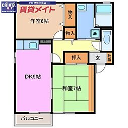 近鉄山田線 明野駅 徒歩22分 2階/-