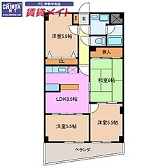 物件の間取り