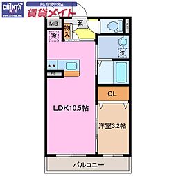 JR参宮線 五十鈴ケ丘駅 徒歩22分
