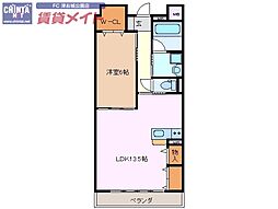 Ｍ’ｓＡＲＴＩ 4階1LDKの間取り