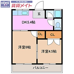 西脇ハイツ 2階/-