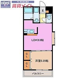 間取図画像 1LDK