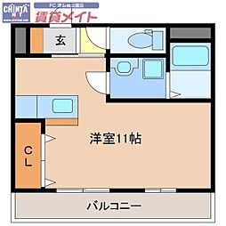 コーポバロン上浜 2階/-