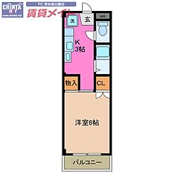 エグゼ杉谷 2階/-