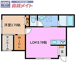 シャロームコートS 1階/-