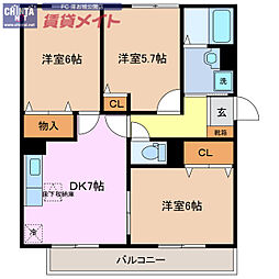 サ−フサイドサンシャイン S棟 1階/-